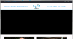 Desktop Screenshot of mydjentertainment.com